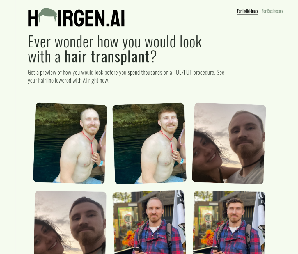 **Alt da Imagem:**Uma captura de tela do HairGen AI Login, uma ferramenta de IA que permite que os usuários criem avatares personalizados com opções avançadas de cabelo. A interface do usuário mostra uma variedade de opções de personalização de cabelo, incluindo comprimento, cor, textura e estilo.