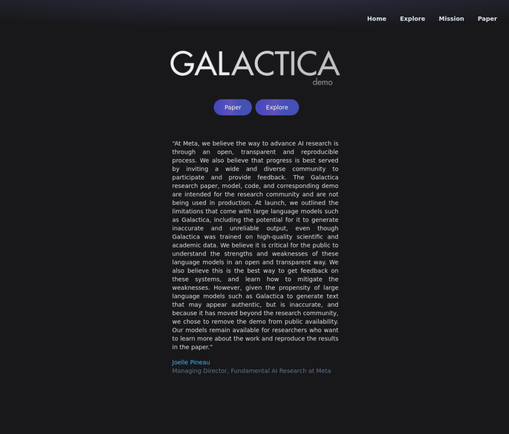 Galactica Research