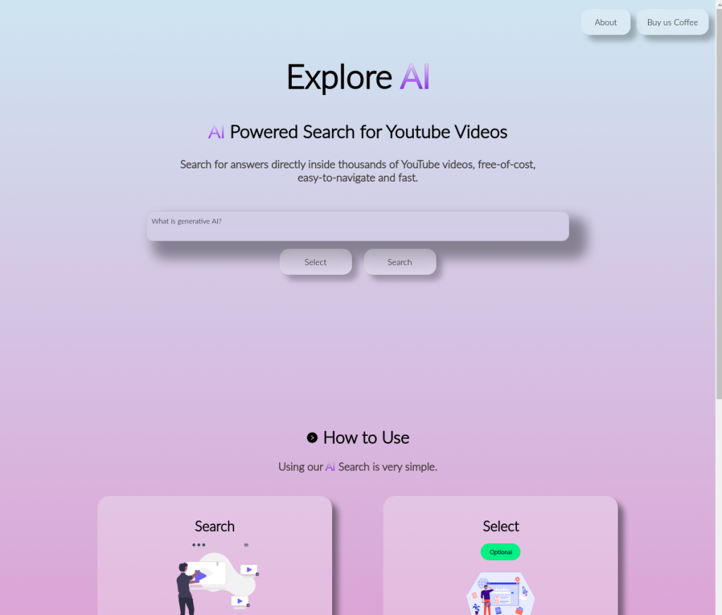 Imagem de uma página de login com o logotipo do Explore AI, um campo de entrada de nome de usuário, um campo de entrada de senha e um botão de login.