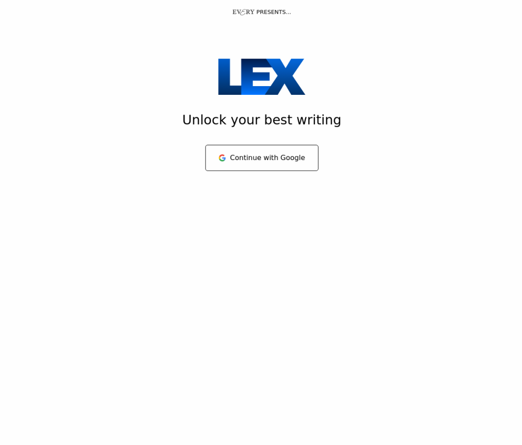 Uma captura de tela da ferramenta de login do Lex, que permite que os usuários acessem suas contas Lex usando um nome de usuário e senha. A ferramenta também possui um link para redefinir a senha.