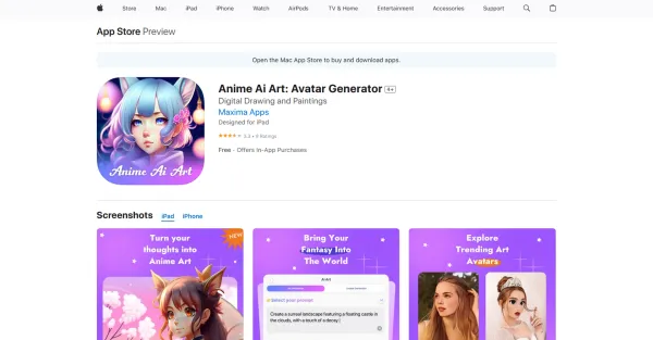**Texto Alt da Imagem:**Página de login do Anime AI Art, um aplicativo que permite aos usuários criar arte no estilo anime usando inteligência artificial. O aplicativo oferece uma interface fácil de usar, onde os usuários podem inserir um prompt de texto e gerar imagens exclusivas e personalizadas.