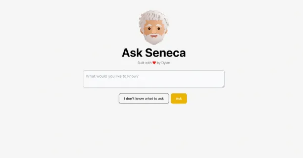 Imagem de uma página de login do Ask Seneca, que mostra um formulário com campos para inserir um nome de usuário e uma senha. Há um botão de login abaixo do formulário e um link para redefinir a senha.