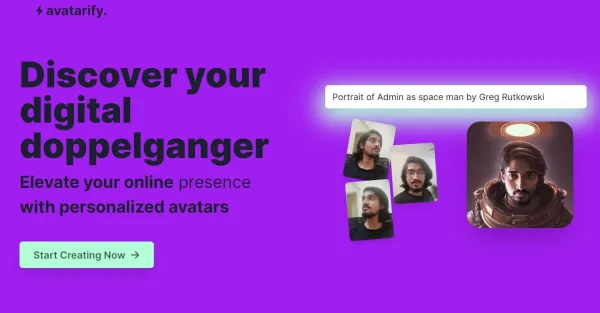 Imagem do Avatarify: Faça login na sua conta do Avatarify para criar vídeos divertidos e compartilhá-los com seus amigos.