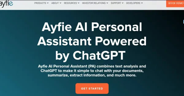 **Texto Alt da Imagem:**Imagem de uma tela de login mostrando o logotipo da Ayfie e campos de entrada para nome de usuário e senha.