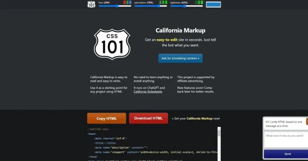 Imagem de um guia passo a passo sobre como usar o California Markup. O guia inclui instruções sobre como criar uma conta, fazer login e usar os recursos do California Markup.