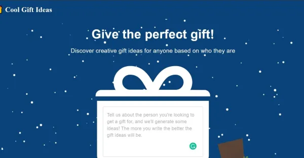 **Texto Alternativo:**Tela de login do aplicativo Cool Gift Ideas, exibindo um campo para inserir o endereço de e-mail e um campo para inserir a senha. Os botões "Entrar" e "Esqueceu sua senha?" também são visíveis.