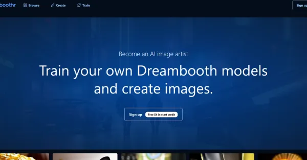 **Texto alternativo:**Uma captura de tela de uma interface de usuário para Dreambooth. Na tela há um botão "Login", um campo de entrada "Nome de usuário" e um campo de entrada "Senha".