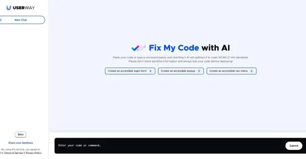 Imagem de uma página da web com o cabeçalho "Login do Fix My Code" no canto superior esquerdo. Há um formulário abaixo do cabeçalho com campos para endereço de e-mail e senha. Há também um botão azul "Entrar" ao lado do formulário.