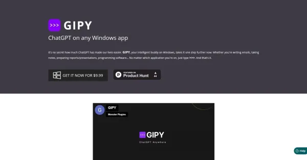 **Texto alternativo:**Uma barra de pesquisa com o logotipo do Giphy ao lado. Abaixo da barra de pesquisa, há uma grade de GIFs animados que podem ser usados como adesivos em mensagens ou postagens de mídia social.