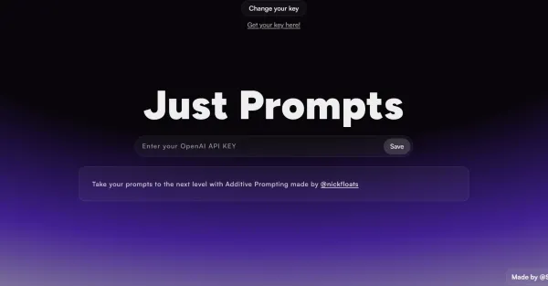 Just Prompts Just Prompts