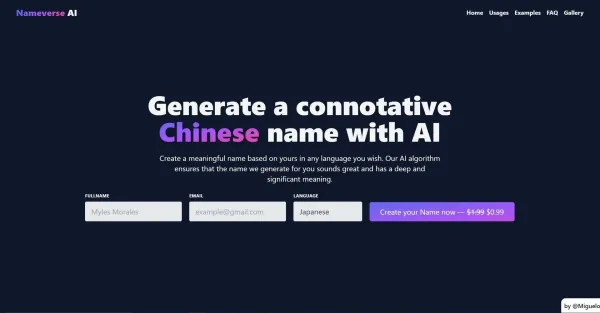 Nameverse AI Nameverse AI