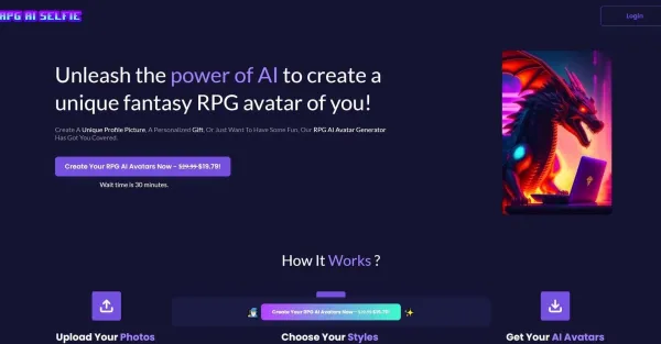 RPG AI Selfie Generator RPG AI Selfie Generator