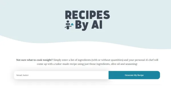 Recipes By AI Recipes By AI
