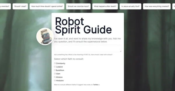 Robot Spirit Guide Robot Spirit Guide