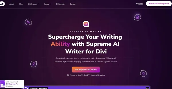 Supreme AI Writer Supreme AI Writer