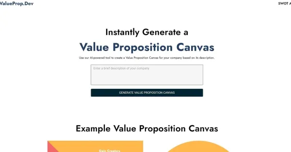 Value Prop Canvas Value Prop Canvas